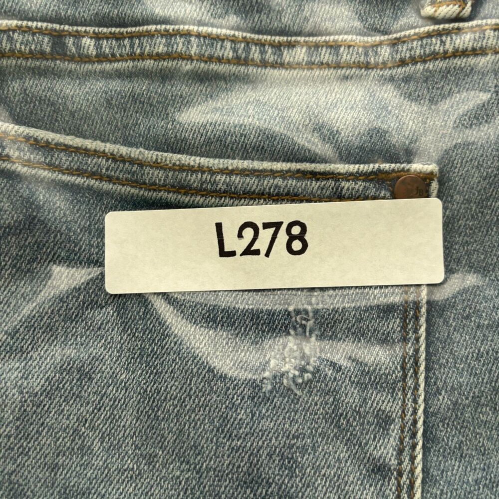 Judy Blue Women Boyfriend Jeans Distressed Light Wash Stretch Size 13/31 L278 - Picture 14 of 14